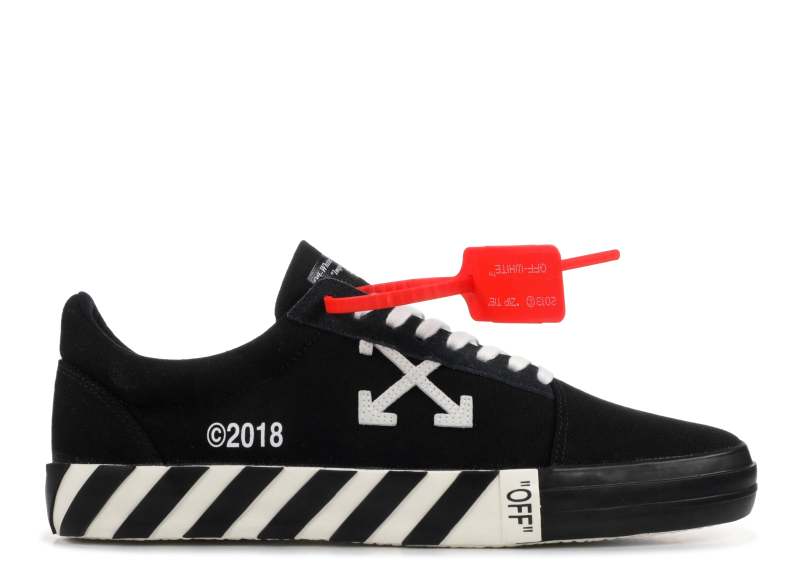 off white shoes vulc low black