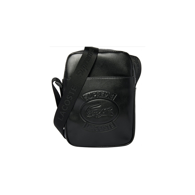 Supreme Lacoste Shoulder Bag Black