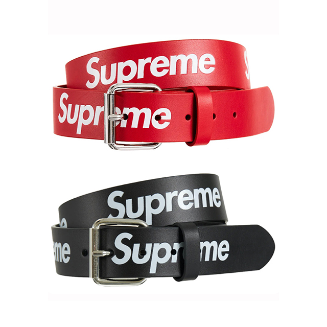 Supreme Repeat Leather Belt